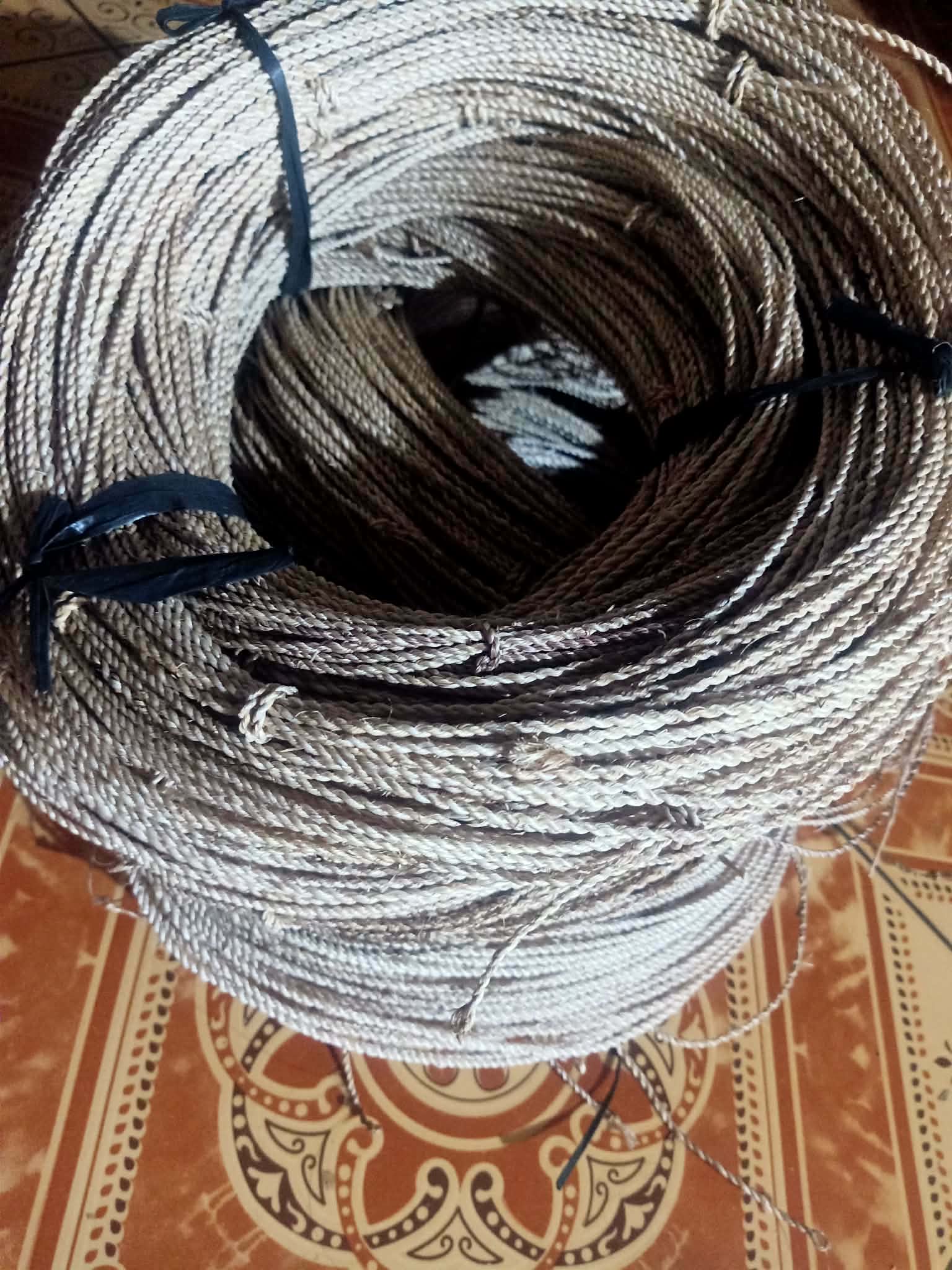Abaca Rope Close-up